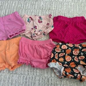Baby Bottoms Set - Pink, Orange, and Patterned